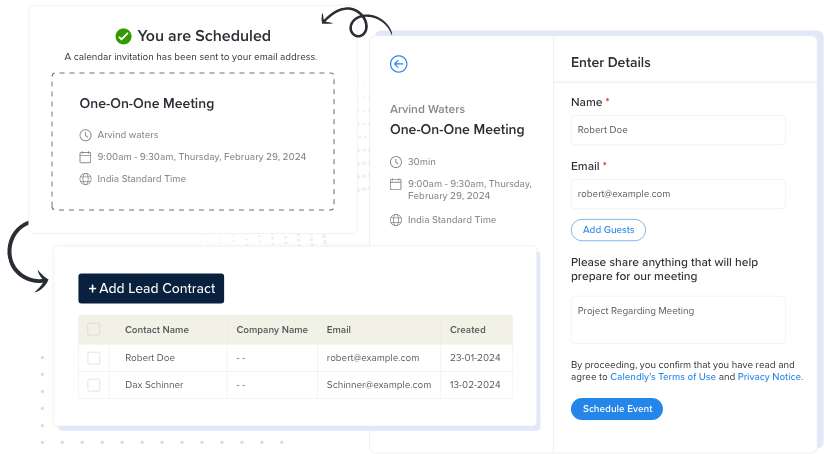 calendly integration in crm